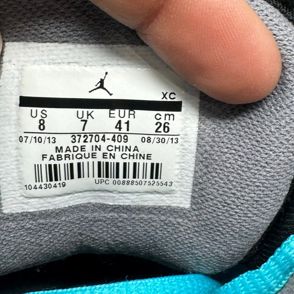 Nike Air Jordan 1 Flight Mid Gamma Blue Size 8 - Picture 12 of 12